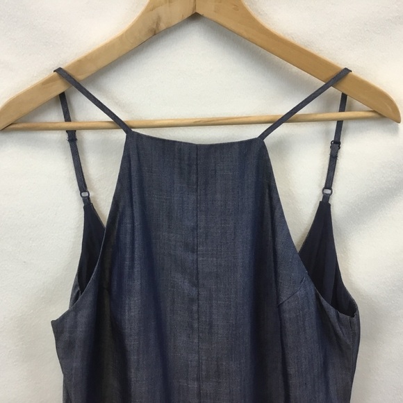 Line + Dot Lennon Chambray Romper - Picture 4 of 11